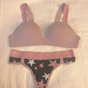 Victorias Secret Pink bra and panty set